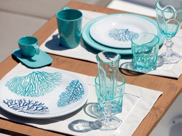 Harmony Mare Ontbijtbord Blue - set van 4