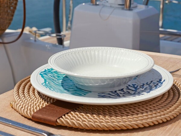 Harmony Mare Dinerbord Blue - set van 4