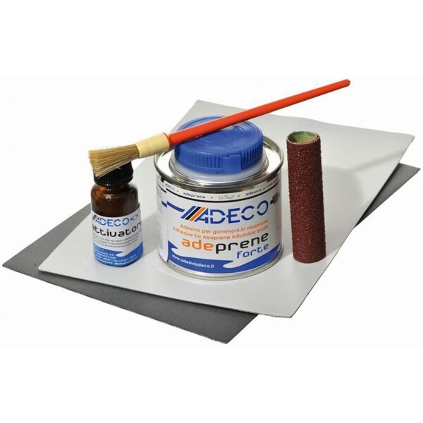 Reparatieset voor rubberboten Hypalon 2 componenten - grijs