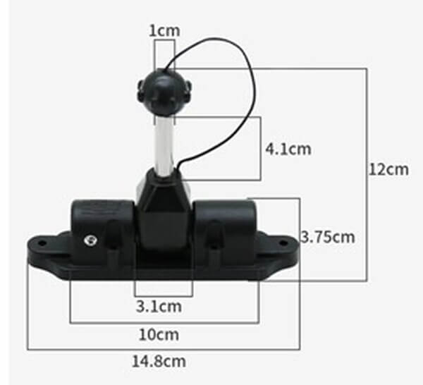 TEMO 450 Rowlock fitting 