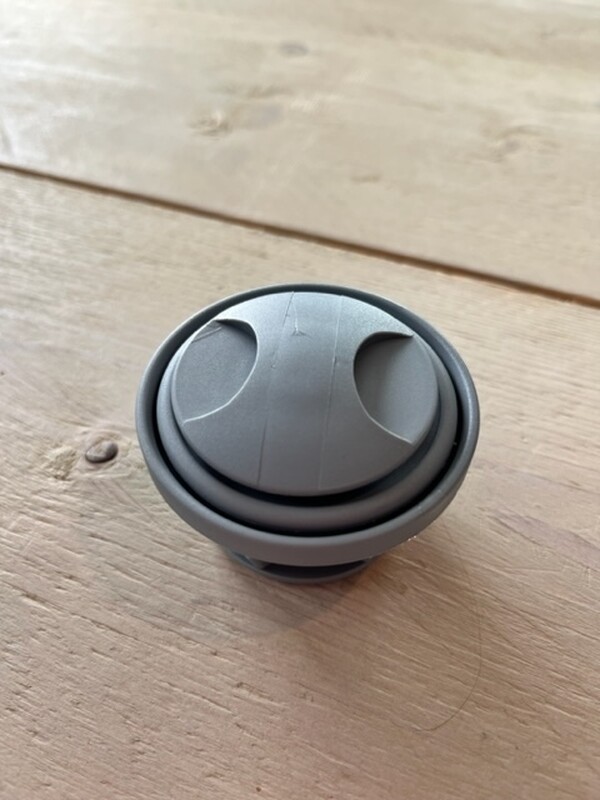 Compact Ventiel 45 mm grijs