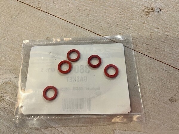 O-Ring voor vulnippel staartstuk Yamaha en Mercury