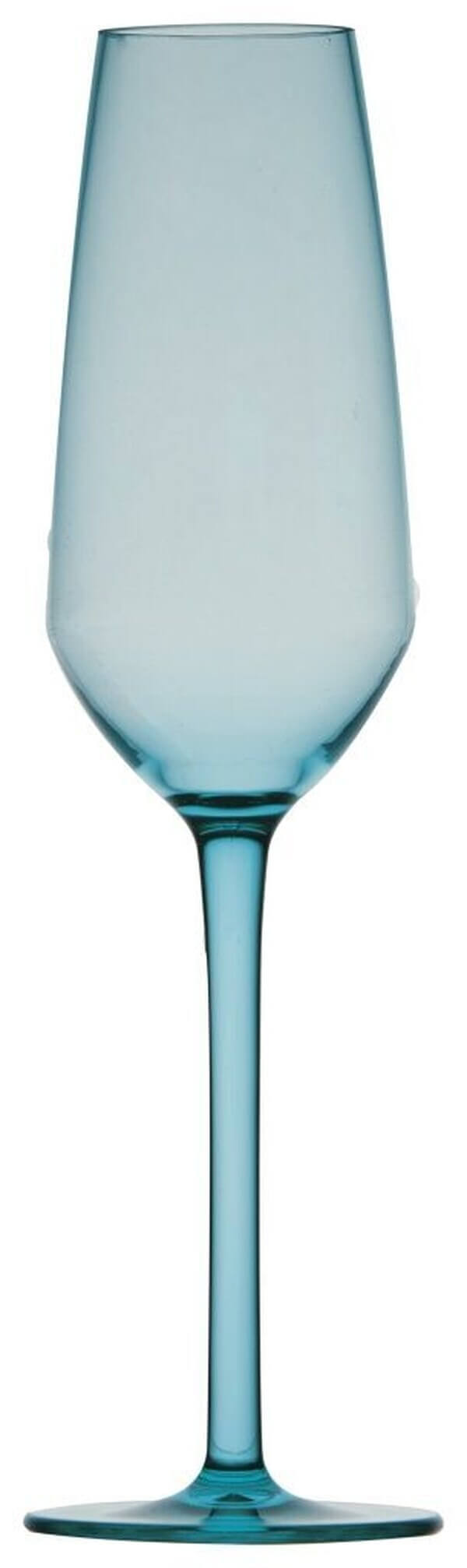 Square Champagneglas Turquoise