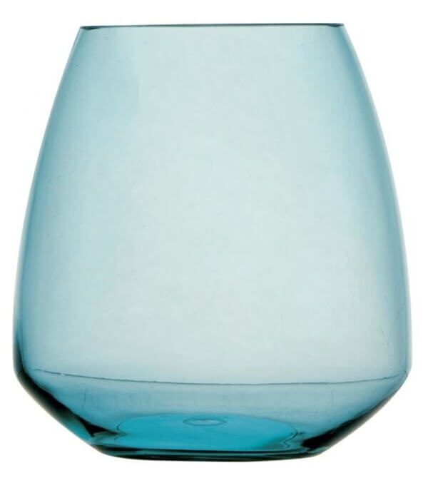 Square Waterglas Turquoise