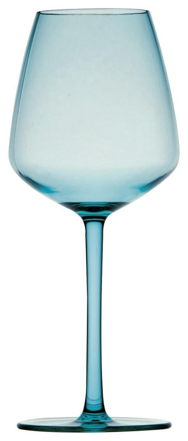 Square Wijnglas Turquoise