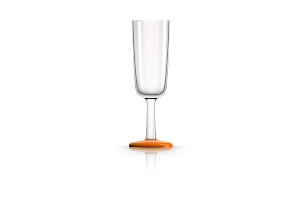 Champagneglas Oranje Non-Slip