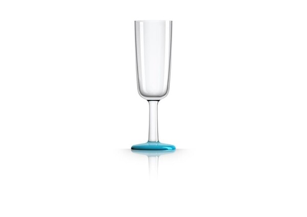 Champagneglas Blauw Non-Slip