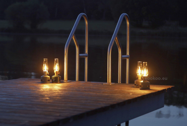 Mori Mori Led Lantaarn met Bluetooth - navy