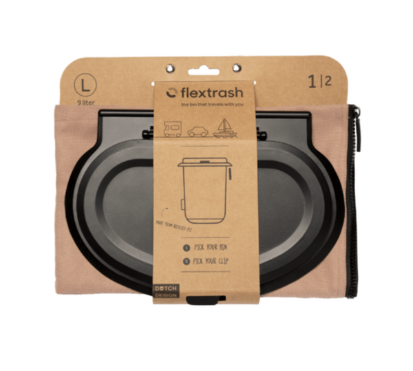 Flextrash Large 9 liter - Vintage Pink