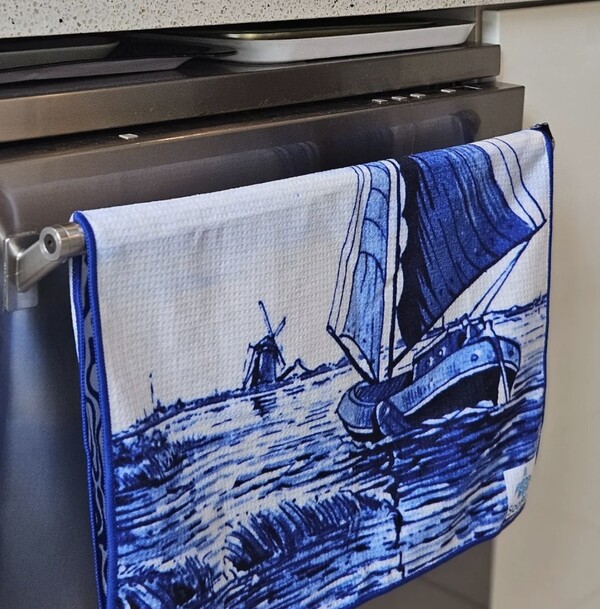 Keukendoek  Theedoek Boot SooBluu