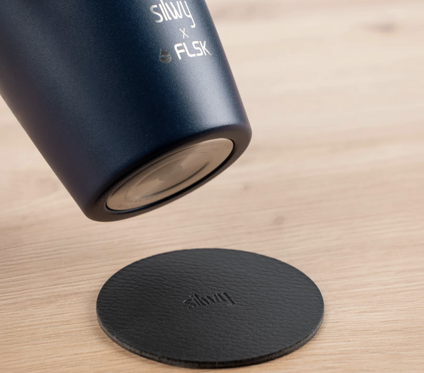 Magnetische Thermosbeker incl. Nano gel pad - Navy 