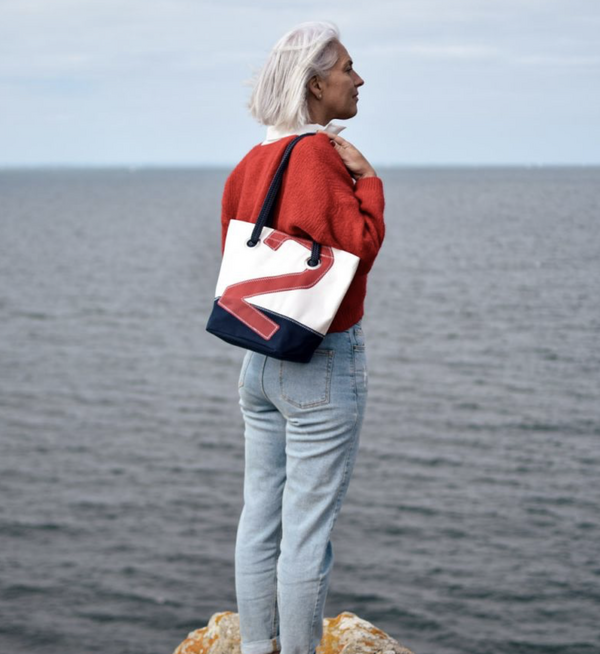 727 Legend Schoudertas Navy Rood