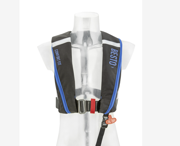 Besto Comfort Fit 180N met harnas - blauw