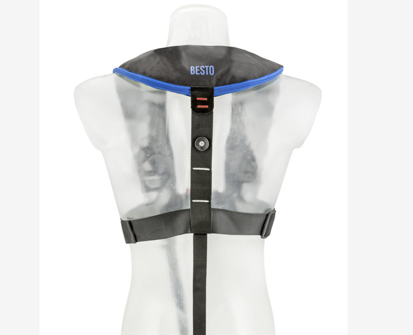 Besto Comfort Fit 180N met harnas - blauw