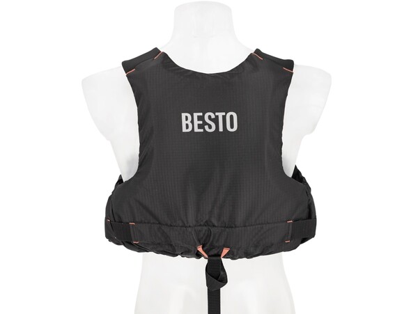 Besto Sailor Vest Black/Orange - div. maten