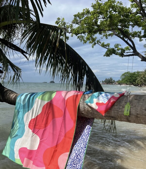 Sneldrogend Strandlaken Flow SooBluu
