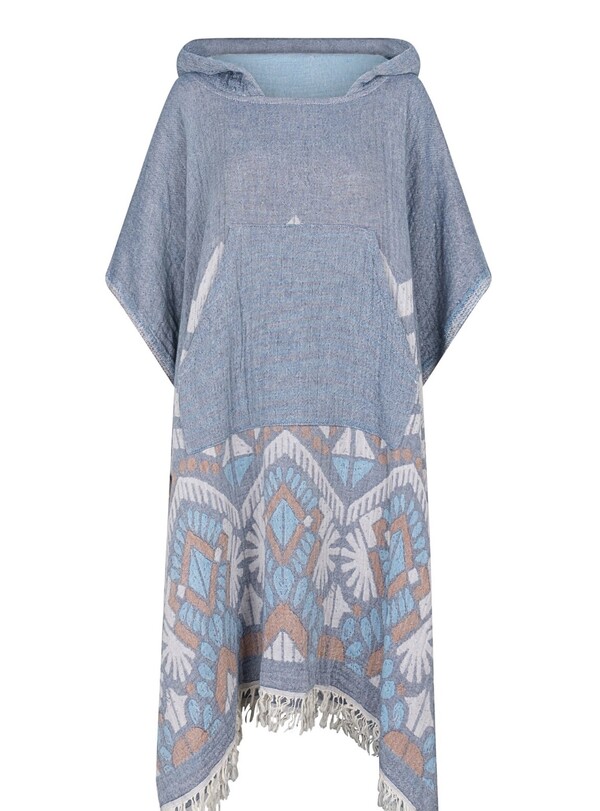Poncho Reza Blauw