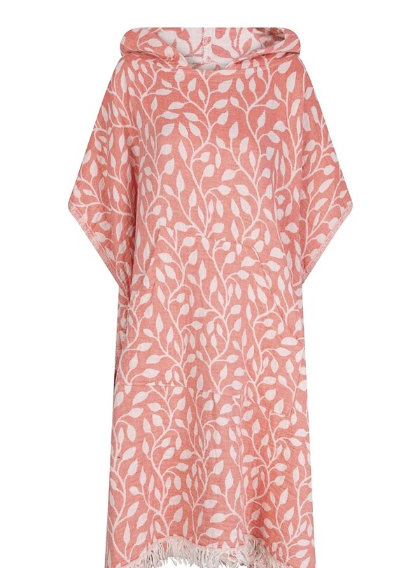 Poncho Leaf Koraal/ Pink