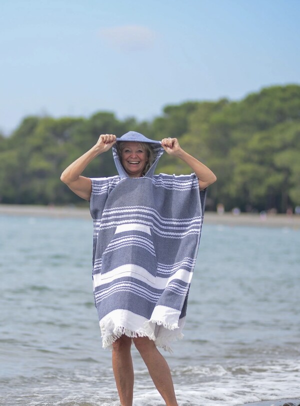 Poncho Syma Navy