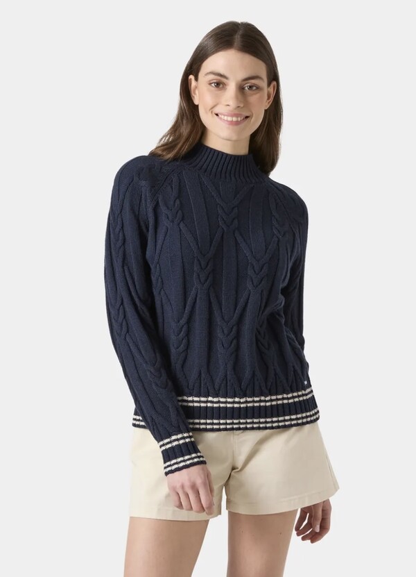 Women's Positano Knit Sweater Navy